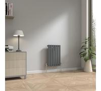 NRG 600x408mm Horizontal Column Designer Radiator Single Flat Panel Heater