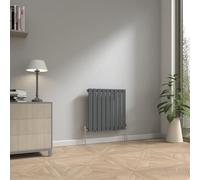 NRG 600x612 Horizontal Flat Panel Designer Radiators Radiator Bathroom Central Heating Radiators Rad Single Column Anthracite