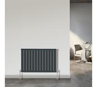 NRG 600x884 Horizontal Flat Panel Designer Radiator Bathroom Central Heating Rad Single Column Anthracite