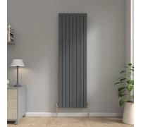NRG Anthracite Modern 1800x544mm Double Panel Bathroom Central Heating Radiator