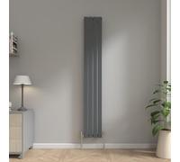 NRG Anthracite Modern Radiator 1800x272mm Single Panel Central Heating