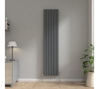 NRG Anthracite Modern Radiator 1800x408mm Double Panel Central Heating