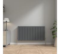 NRG Anthracite Modern Radiator 600x1156mm Double Panel Central Heating