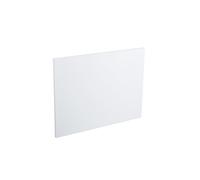 NRG Bathroom L Shaped Bath Panels MDF End Bath Panel 700mm Gloss White | L Shape Bath Panel, 18mm Depth, 540mm Height, Fully Wrapped, 10-Year Guarantee