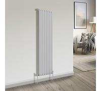 NRG Bathroom Radiator Chrome 1800x544mm Single Flat Panel for Living Room and Kitchen