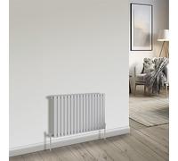 NRG Bathroom Radiator Chrome 600x1156mm Single Flat Panel Central Heating