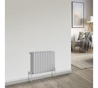 NRG Bathroom Radiator Chrome 600x884mm Single Flat Panel Central Heating