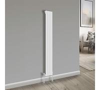 NRG Bathroom Radiator White 1800x272mm Single Flat Panel Central Heating