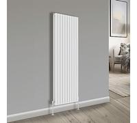 NRG Bathroom Radiator White 1800x680mm Double Flat Panel for Living Room and Kitchen