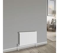 NRG Bathroom Radiator White 600x1156mm Single Flat Panel for Living Room and Kitchen