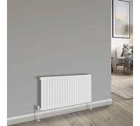NRG Bathroom Radiator White 600x1428mm Single Flat Panel for Living Room and Kitchen