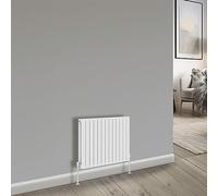 NRG Bathroom Radiator White 600x884mm Double Flat Panel for Living Room and Kitchen
