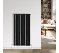 NRG Black Radiator 1600x680mm- Single Flat Panel Interior Bathroom Radiators