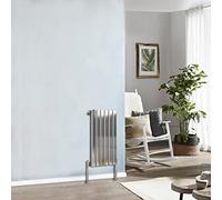 NRG Chrome Single Panel Horizontal Designer Radiator, 600 x 408mm