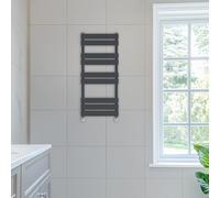 NRG Contemporary Flat Panel Bathroom Heated Towel Rail Radiator Warmer Rad 1000x450 Anthracite