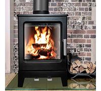 NRG Defra 5KW Fireplace Eco Design Wood Burner Burning Cast Iron Stove | Freestanding, High Efficiency