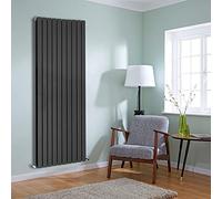 NRG Flat Panel Radiator 1800x680mm 10 Bars Double Anthracite Bathroom Heater Central Heating Radiators