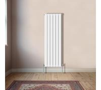 NRG Flat Panel Vertical 1600x408mm Double Radiator, White Central Heating