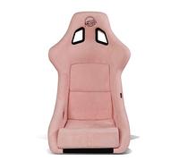 NRG Innovations NRG-FRP-302PK-PRISMA Universal Fixed Back Bucket Racing Seat for 6-Point Harnesses, Size L, Pink Seat Cover