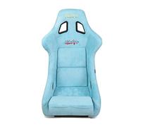 NRG Innovations NRG-FRP-302TEAL-ULTRA Prisma Fixed Back Bucket Racing Seat with Bottom Mount Bracket, Teal Colored Seat/Gold Flake Back