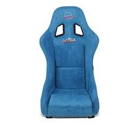NRG Innovations NRG-FRP-303BL-ULTRA Universal Prisma Ultra Fixed Back Bucket Racing Seat for 6-Point Harnesses,Size M, Blue Seat Cover