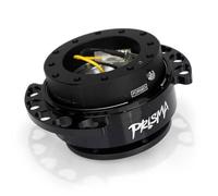 NRG Innovations NRG-SRK-222BK-BK Gen 2.0 Steering Wheel Quick Release Kit Adapter Black Body/Black Heart Cutout Ring 6x70mm & 6x74mm Bolt Pattern