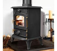 NRG Portable Defra 5KW Eco Design Stove MultiFuel Cast Iron Fireplace