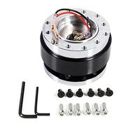 NRG Quick Release iversal 6-Hole B Stee Wheel Hub A for - Snap Off Kit, Black. Auto Rep Tool for Car Enthusiasts & DIY Lovers. Easy Installation & Design.
