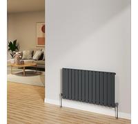 NRG Radiator 600x1020mm Anthracite Horizontal Flat Panel Single Radiator