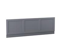 NRG Traditional Bathroom 1700mm Bath MDF Front Panel - Matte Grey