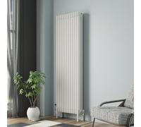 NRG Traditional Cast Iron Radiator Four Column 1800x560mm Gloss White Interior Designer Bathroom Radiators