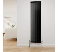 NRG Traditional Radiator Black Cast Iron 3 Column Vertical 1800x472mm