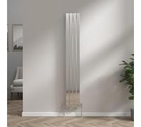 NRG Vertical 1800x272 Flat Panel Radiator Central Heating Single Chrome