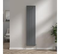 NRG Vertical 1800x408 Flat Panel Radiator Central Heating Single Anthracite