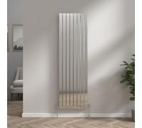 NRG Vertical 1800x544 Flat Panel Column Radiator Bathroom Central Heating Single for Living Room and Kitchen Chrome