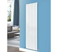 NRG Vertical 1800x544 Flat Panel Column Radiator Bathroom Central Heating Single White