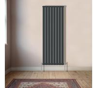NRG Vertical 1800x544mm - Single Flat Panel Column Designer Bathroom Central Heating Radiator Anthracite
