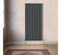 NRG Vertical 1800x680mm Double Flat Panel Designer Radiator Anthracite