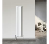 NRG 1800x272mm Double Flat Panel Designer Tall Vertical Radiator Central Heating White