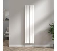 NRG White Designer Radiator Flat Single Panel 1800x408 Central Heating Rads