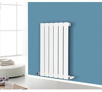 NRG White Designer Radiator Flat Single Panel 600x408 Central Heating Rads