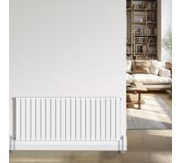 NRG White Radiator 600x1428mm Single Flat Panel Bathroom Designer Radiator