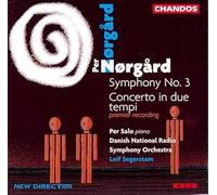 NORGAD/SEGERSTAM/DANISH NATL RADIO CHOIR & SYM: SYMPHONY 3/CONCERTO IN DUE - CD
