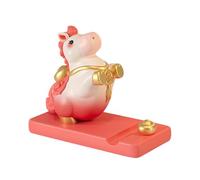 NRGQAXM Horse Modeling Phone Stand, Hand Paint Animal Modeling Desktop Phone Stand Rosin Mobile Stands with Horse Figurine Designs Luck Charm for Home Offices Desktop Decorations