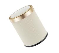 NRGQAXM Stylish Round Waste Basket Press Trash Can with Lid Dustbin for Household, School Waste Basket