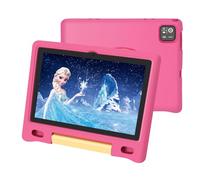 NRKDUBQ Kids Tablet, 10.1 inch IPS HD Touchscreen Android 14 64 GB Storage, 8GB (4+4 Virtual) RAM, Octa Core Tablet for Kid with Kid-Proof Case, Parental Controls, 12-hr Battery, WiFi, GPS - Pink
