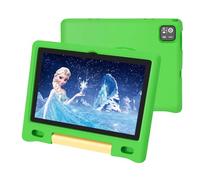 NRKDUBQ Kids Tablet, 10.1 inch IPS HD Touchscreen Android 14 64 GB Storage, 8GB (4+4 Virtual) RAM, Octa Core Tablet for Kid with Kid-Proof Case, Parental Controls, 12-hr Battery, WiFi, GPS - Green
