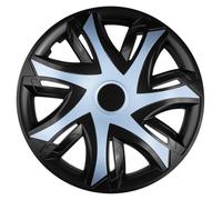 NRM 15" Hubcaps Wheel Covers Trims Set Weather Resistant Universal ABS Blue 4 PCS