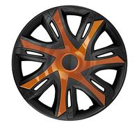 NRM 15" Hubcaps Wheel Covers Trims Set Weather Resistant Universal Copper Colour ABS