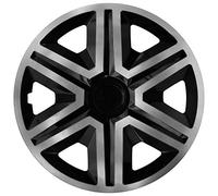 NRM Action 4 x Universal Wheel Trims Hub Caps Set of 4 Car Inch (Graphite Black 16 Inches)